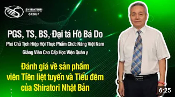 PGS, TS, BS, Đại tá Hồ Bá Do - nói gì về sản phẩm Saw Palmetto Extract + Pollen Extract